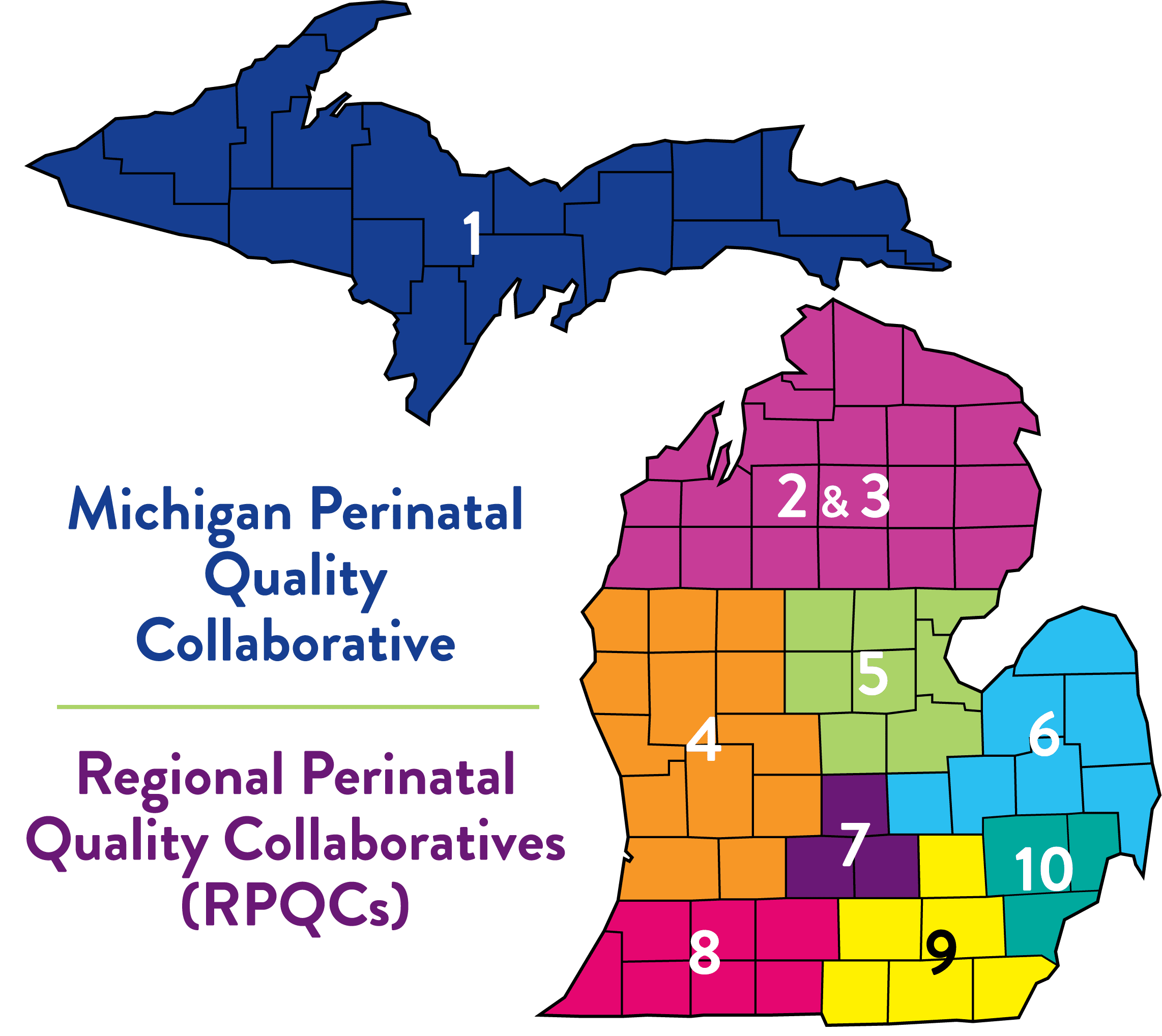 Michigan Birthing Hospital Prosperity Regions